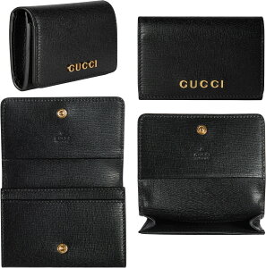 GUCCI Ob` fB[X YtbvthubNU[܂J[hP[X GGSXNvgS ^t^CjOCTChG{XS J[hz_[CARD CASE SCRIPTLOGO1000
