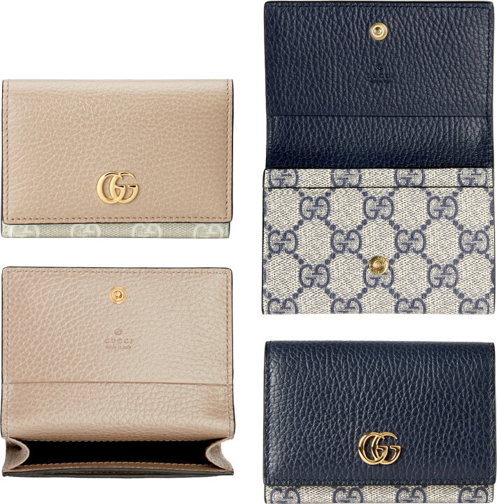 楽天市場】GUCCI グッチ レディース フラップ付きカードケース GGロゴ 