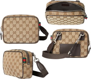 GUCCI �O�b�` �~�j�V�����_�[�o�b�O�����Y ���f�B�[�X �x�[�W��×�_�[�N�u���E��GG�L�����o�X�X�}�z�P�[�X �p�X�P�[�X�|�P�b�g�E�F�u�X�g���C�v�^�u�΂߂����V�����_�[�o�b�N GG�L�����o�X 