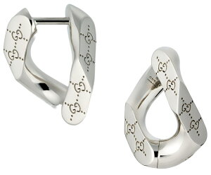 GUCCI �O�b�` ���f�B�[�X�s�A�X�V�O�l�`���[�c�C�X�g�s�A�XGG�p�^�[���V���o�[�A�N�Z�T���[�`�����L�[�c�C�X�g �f�U�C��GG�G���O���[�r���O ���S����PIERCE SIGNATURE ENGRAVED EARINGS 0926SL