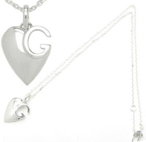 GUCCI Ob` y_glbNXSn[g CxbgG`[ Vo[J8400 8106EhGS JbgCn[gPENDANT NECKLACEARGENTO