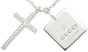 GUCCI Ob` y_glbNXSXNGAv[gNX`[Vo[ \ 8107SLNX`[ GOCuSlpv[gX^[OVo[925PENDANT NECKLACE 925SV