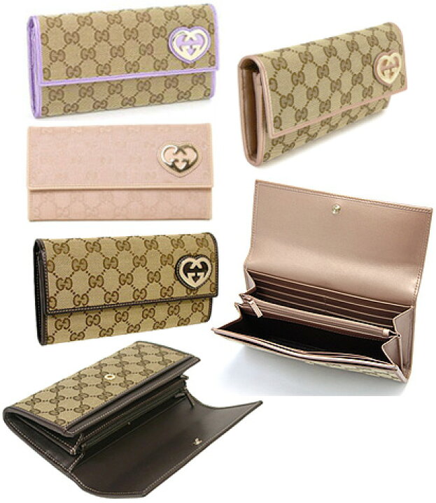 楽天市場】GUCCI グッチLOVELY ラブリー 小銭入れ付き二つ折長財布GG 