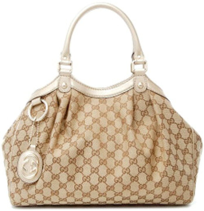 楽天市場】GUCCI グッチ手提げハンドバッグGGキャンバストートバック 