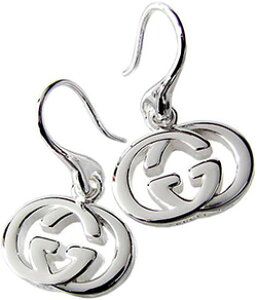 GUCCI Ob` tbNsAXVvC IERCEC^[bLOGGSv[gfB[X ANZT[ 8106X^[OVo[Earrings with interlocking G motif in sterling silver