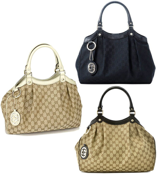 楽天市場】GUCCI グッチ手提げハンドバッグGGキャンバストートバック  