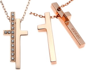GUCCI Ob` y_glbNXyAfUCfB[XZp[gNX`[t \K18PG sNS[h 5702 18_Ch0.184Jbg yAlbNXPENDANT CROSS MOTIFDAIAMOND 0.184ct 