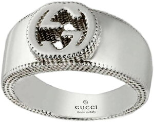 GUCCI RING Ob`C^[bLOGSOw X^[OVo[yAOƂĂIXX8106SL _uG MUMUGbW݊̂郊ONORMAL #9-20 SILVER