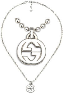 GUCCI Ob`C^[bLOGSv[gy_glbNXX^[OVo[`F[lbNXjZbNX Y fB[X jp8106SL PENDANT NECKLACE