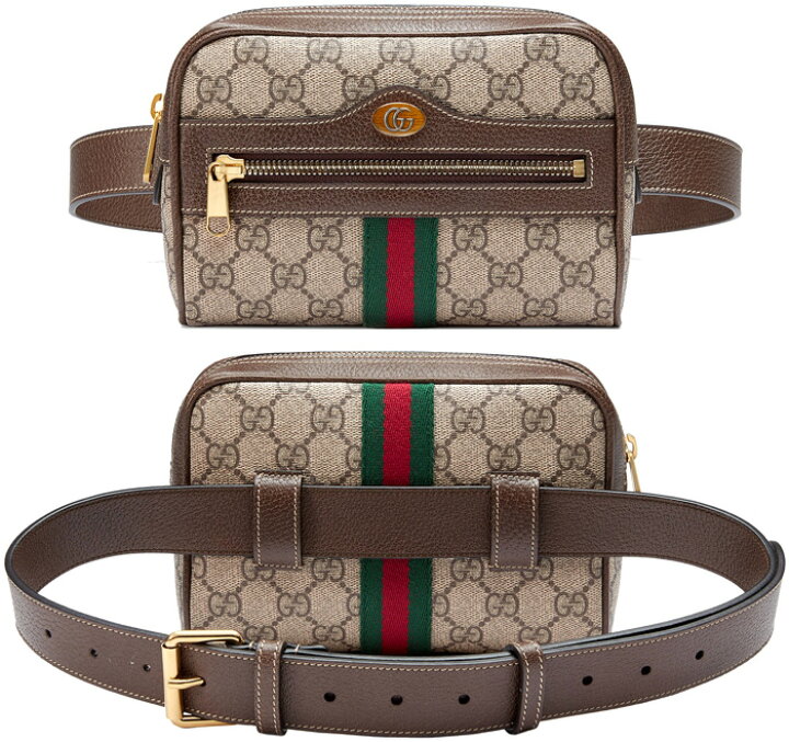 楽天市場】GUCCI グッチ ヒップバッグメタルダブルGプレートウエスト 