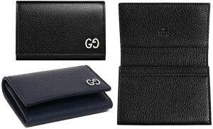GUCCI �O�b�` �_�u��G���S2�܂�J�[�h�P�[�X�^�����v ������� �p�X�P�[�XGG���S �u���b�N �_�N�l�C�r�[ ���h����\�t�g�J�[�t�X�L�����U�[�C���T�C�h�G���{�X���SDORIAN4009NV1000
