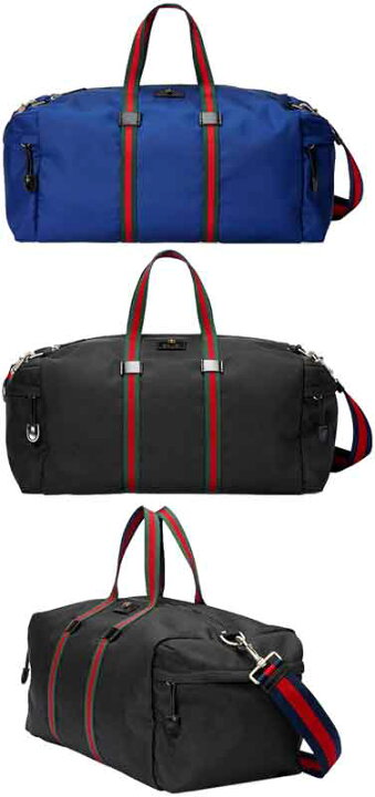楽天市場】GUCCI グッチ2WAYボストンバッグウェブトリム ブルー  