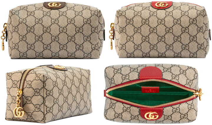楽天市場】GUCCIグッチ ダブルGロゴ化粧ポーチ小物入れ コスメポーチ  