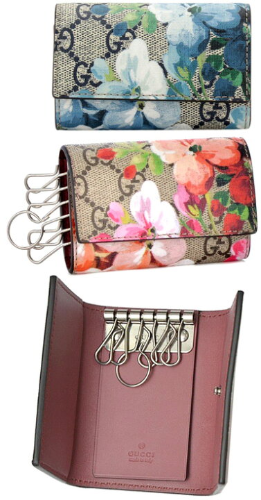 楽天市場】GUCCI グッチ 6連キーケースコーティングGGキャンバス花柄  