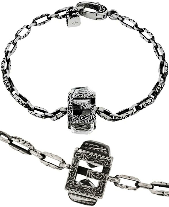 楽天市場】GUCCI グッチ メンズスクエアGキューブブレスレット  