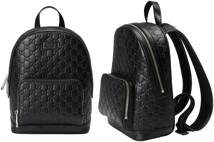 楽天市場】GUCCI グッチフロントジップポケット付きリュックサック  
