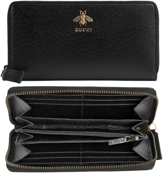 楽天市場】GUCCI グッチ小銭入れ付きラウドファスナー長財布ハチロゴ  