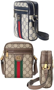 GUCCI �O�b�` �_�u��G���S�~�j���b�Z���W���[�o�b�O �|�V�F�b�g�΂߂����V�����_�[�o�b�OPVC�R�[�e�B���O�L�����o�X×���U�[�R�[�e�B���OGG�X�v���[���L�����o�X�x�[�W��×�u���E�� �l�C�r�[