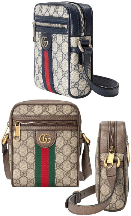 楽天市場】GUCCI グッチ ダブルGロゴミニメッセンジャーバッグ 