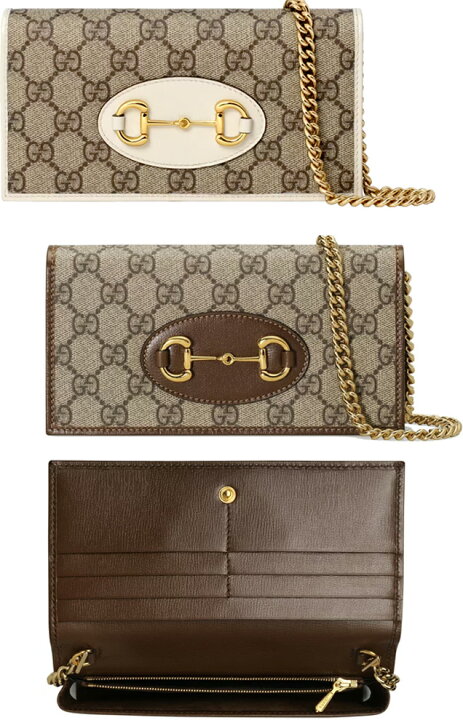 楽天市場】GUCCI グッチ レディース 1955ホースビット小銭入れ付き二  