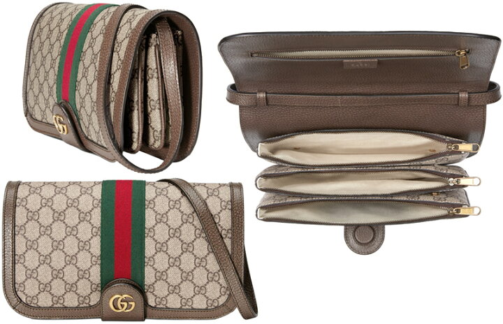 楽天市場】GUCCI グッチ フラップ付きメッセンジャーショルダーバッグ 