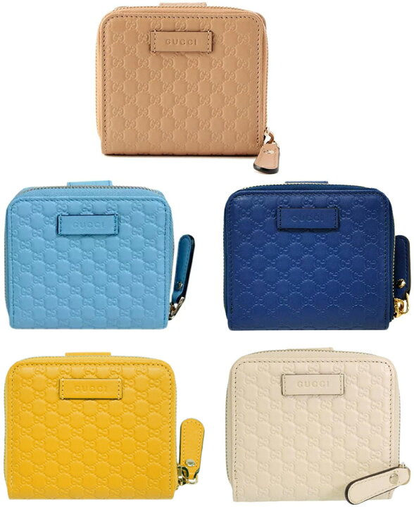 楽天市場】GUCCI グッチ ラウンドファスナー二つ折り財布 エンボスロゴ  