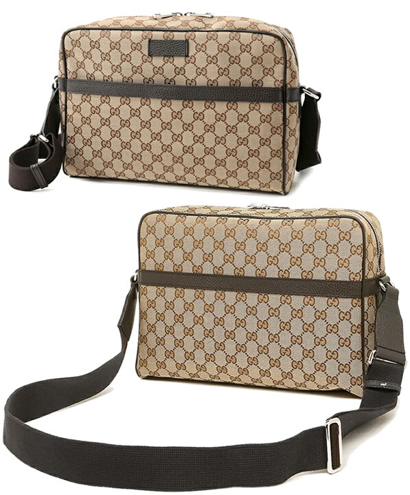 楽天市場】GUCCI グッチ斜め掛けショルダーバッグポケット付きGG  