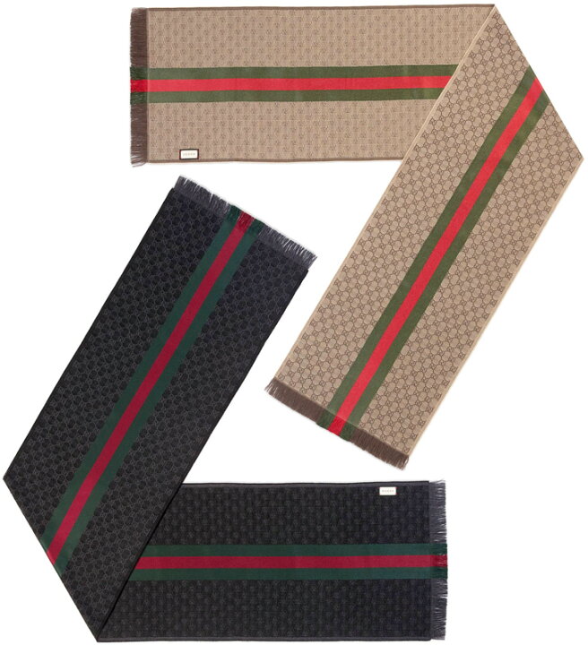 楽天市場】GUCCI グッチ おしゃれマフラー メンズ レディースGG柄 