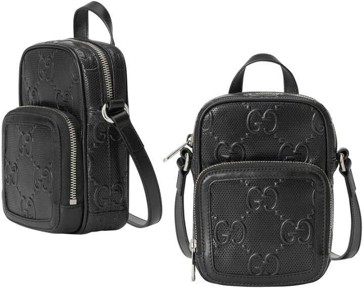 楽天市場】GUCCI グッチフロントファスナーポケット付きメッセンジャー  
