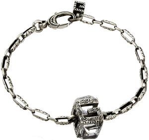 GUCCI �O�b�` �����Y�X�N�G�AG�L���[�u�u���X���b�g�G�C�W���O �t�B�j�b�V���X�^�[�����O�V���o�[�A���x�X�N�p�^�[���t�@�Z�b�g�J�b�g�N���X�^���X�g�[���N���A �V���Z�e�B�b�N�X�g�[�� 