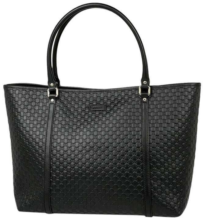 楽天市場】GUCCI グッチショッピングトートバッグブラック マイクロ  