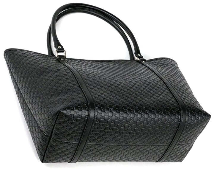 楽天市場】GUCCI グッチショッピングトートバッグブラック マイクロ  