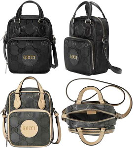 GUCCI �O�b�` �V�����_�[�o�b�O�C�^���A���΂߂����|�V�F�b�g�t�����g�t�@�X�i�[�|�P�b�g�u���b�N �_�[�N�O���[×�I�t�z���C�g���U�[�g���� ���E���h���U�[�^�O�~�j�V�����_�[�o�b�N GG�i