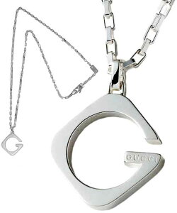 GUCCI Ob` y_glbNXSG`[gbvv[g Vo[925EhXNGAGt[gbv GS`[t PENDANT NECKLACE ARGENTO8107SL