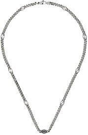 GUCCI グッチ ペンダントインターロッキングG スリムチェーンネックレスメンズ レディース 男女兼用 クラスプ クロージャーPENDANT NECKLACE STERLINGSILVER8191SL シルバー925