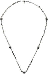 GUCCI Ob` y_gGiI[oC^[bLOGX `F[lbNXY fB[X jp NXv N[W[PENDANT NECKLACE STERLINGSILVER8191SL Vo[925