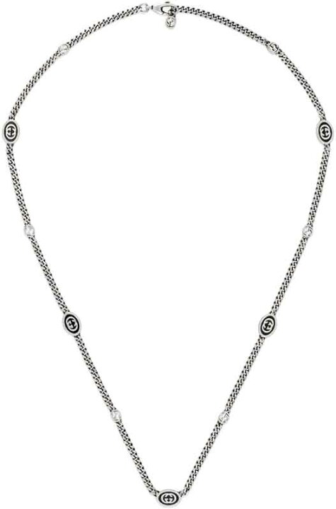 楽天市場】GUCCI グッチ ペンダントエナメルオーバルインター  