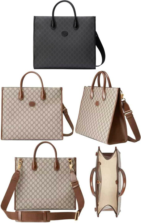 楽天市場】GUCCI グッチ ミディアムハンドバッグエンボスロゴ 