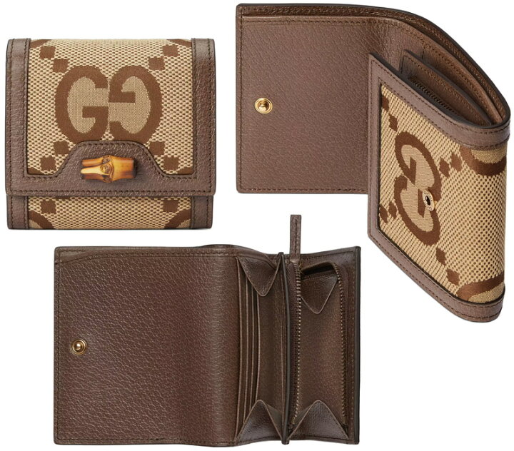 楽天市場】GUCCI グッチ L字ファスナー小銭入れ付き2つ折財布ダブルG  