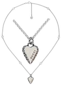 GUCCI Ob` y_glbNXC^[bLOGn[gv[ggbvX^[OVo[ GO[rOSNXvN[W[X`F[PENDANT NECKLACE HEARTTOP9515SL