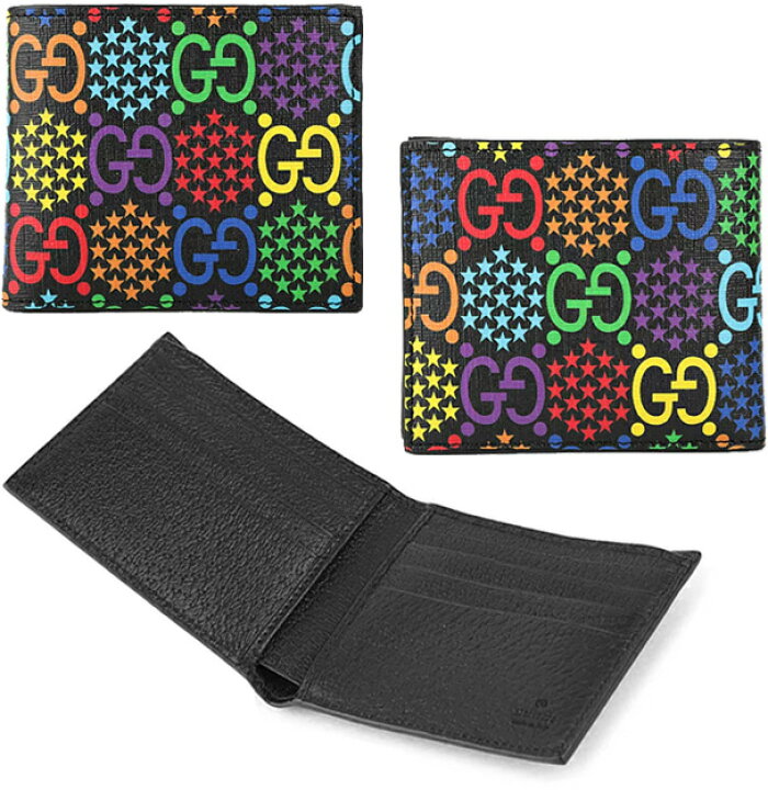 楽天市場】GUCCI グッチ小銭入れ付き二つ折り財布小銭れ無し カード  