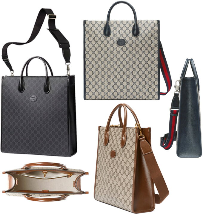楽天市場】GUCCI グッチ 2WAYトートバッグインターロッキングGオーバル  