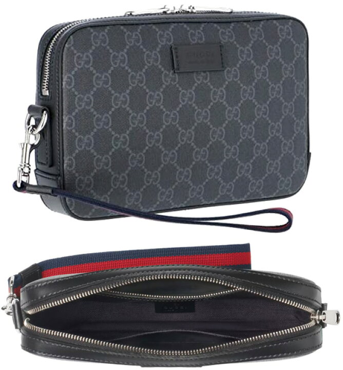 楽天市場】GUCCI グッチ セカンドバッグストラップ付きセカンドポーチ  