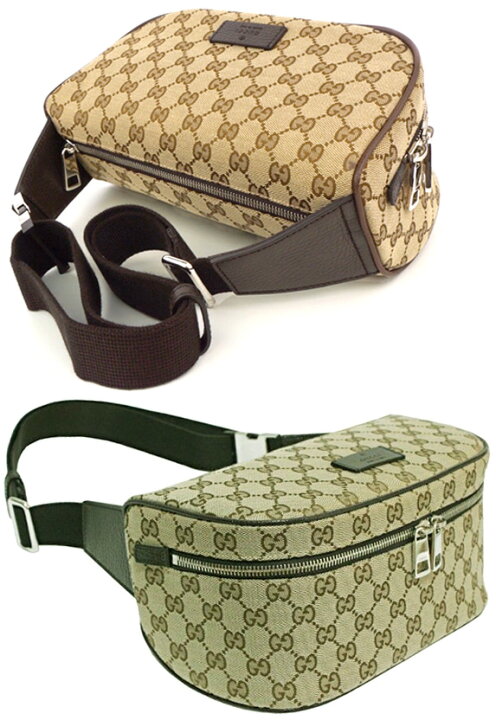 楽天市場】GUCCI グッチ ヒップバッグフロントファスナーポケット  