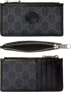 GUCCI �O�b�`�C���^�[���b�L���OG�I�[�o�����U�[�^�O�t�@�X�i�[���K����t���N���W�b�g�J�[�h�P�[�X�_�u��G�G���{�X���S�^�O �_�[�N�O���[�R�C���P�[�X ���z GG�X�v���[���L�����o�X�E�H��