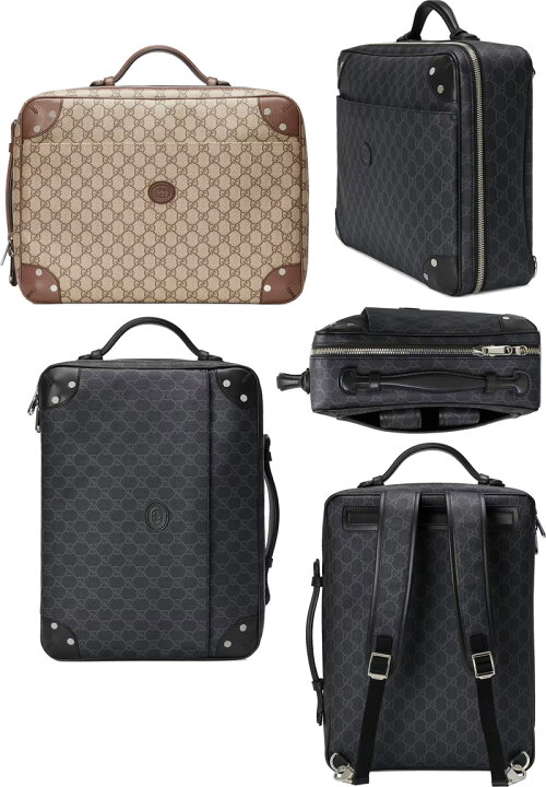 楽天市場】GUCCI グッチ 2WAYブリーフケースリュックサックにもなる  