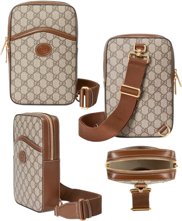 楽天市場】GUCCI グッチ ボディーバッグインターロッキングGオーバル 