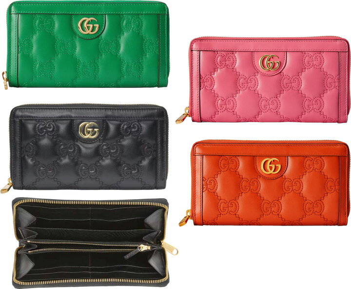 楽天市場】GUCCI グッチ ダブルGロゴ小銭入れ付きラウンドファスナー長 