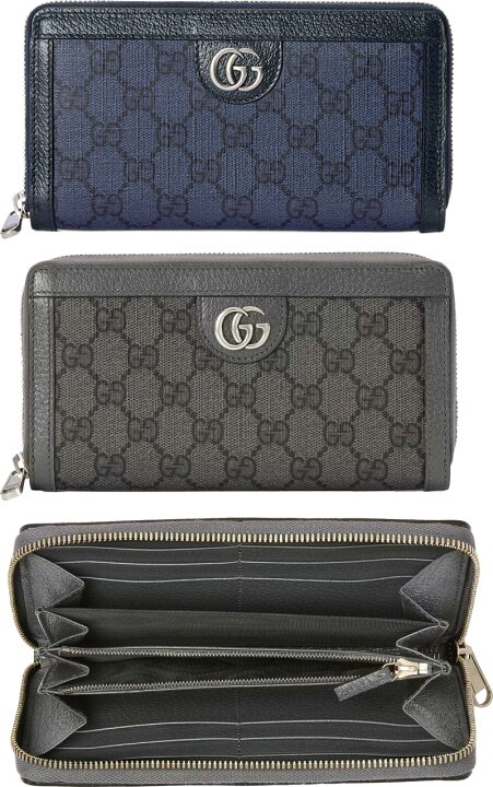 楽天市場】GUCCI グッチ ダブルGロゴ小銭入れ付きラウンドファスナー長  
