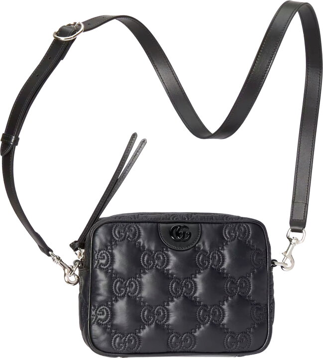 楽天市場】GUCCI グッチ ショルダーバッグブラックGGロゴ GGマトラッセ  